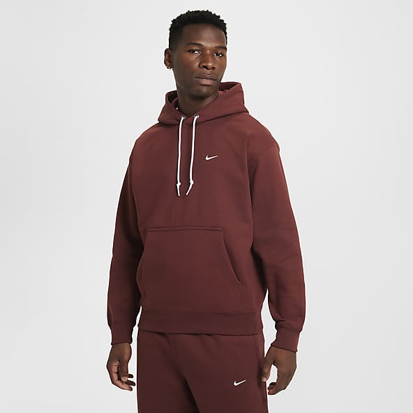 Brown nike hoodie mens discount
